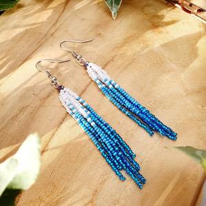 Boucles d'oreilles élégantes faites à la main pour femmes, style cerceau tendance de luxe, bijoux au meilleur prix - Product Image 3