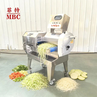 MBC Commerciële Elektrische RVS Multifunctionele Kool Wortels Aardappelen Aubergine Groentesnijder