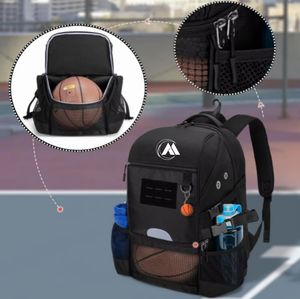 Sac à dos d'entraînement <span class=keywords><strong>de</strong></span> basket-<span class=keywords><strong>ball</strong></span> <span class=keywords><strong>de</strong></span> football imperméable à la mode pour hommes Compartiment à chaussures avec doublure en polyester pour le rangement du <span class=keywords><strong>volley</strong></span>-<span class=keywords><strong>ball</strong></span> - Product Image 1