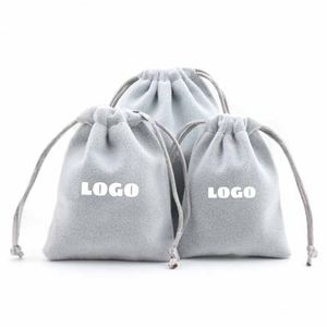 Customized Velvet Drawstring <b>Bag</b> for Jewelry Soft Velvet Christmas <b>Wedding</b> Drawstring <b>Gift</b> <b>Bags</b> - Product Image 5