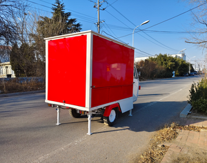 Carrito de Venta de Helados, <span class=keywords><strong>Scooter</strong></span> <span class=keywords><strong>Piaggio</strong></span> Ape, Vehículo de Tres <span class=keywords><strong>Ruedas</strong></span>, Carrito de Venta con Congelador, Triciclo Eléctrico - Product Image 4