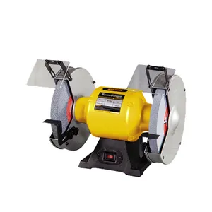 Alat Alat Kerja China Diproduksi Toko Bench Grinder dengan Alas 8 "2 Batu Gerinda 200Mm Roda Mesin