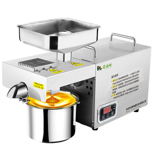 Mini presse à huile automatique domestique 4-6 <span class=keywords><strong>kg</strong></span>/h pour cacao, cacahuète, noix de coco, tournesol, palme, olive – Pressage à froid <span class=keywords><strong>MJ</strong></span> T15 - Product Image 2