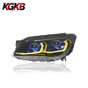 ชุดไฟหน้า LED KGKB สำหรับรถยนต์ซีรีส์ 7 รุ่น F01 F02 ปี 2009-2015 อัพเกรดเป็น G12 ไฟ DRL สองสี 6500K เลนส์โปรเจคเตอร์ แบบเสียบใช้งานได้ทันที เทคโนโลยี LED - Product Image 4