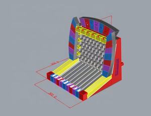 <span class=keywords><strong>Jeux</strong></span> de carnaval publicitaires jeu de fête d'événement gonflable avec un design personnalisé - Product Image 4