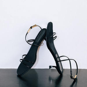 Sandales pour femmes et dames avec talons bout carré belles dames sandales simples femmes chaussures à talons chaton - Product Image 2