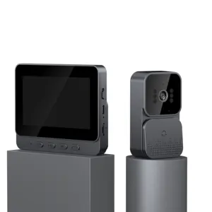 Wistino 1080p 4.3 인치 LCD 모니터 초인종 시스템 양방향 오디오 800Mah 배터리 야간 투시경 비디오 초인종