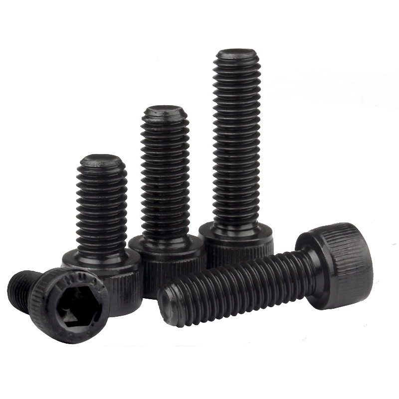 anodizado Negro M3 M4 M5 M6 Aluminio Aleación Tornillo Hexagonal Allen Cabeza Tapa De Enchufe Pernos