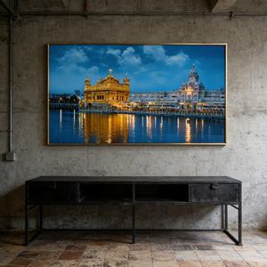 Arte Mural Islámico Moderno y Personalizable, Decoración para el Hogar con LED, Pintura de Porcelana de Cristal para Sala de Estar y Dormitorio - Product Image 3