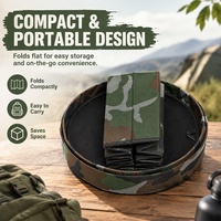 Toilette portable pour camping-car, toilette mobile pliable d'extérieur avec sac à urine, pour adultes, hommes, femmes, voyages, camping, situations d'urgence, voyages en voiture, 16L