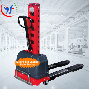 Elektrische Vork Lift Stapelaar 500Kg 1.6M Lift Hydraulische Handmatige Stapelaar Heftruck - Product Image 2