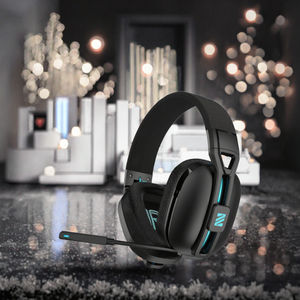 Meilleures ventes <span class=keywords><strong>Casque</strong></span> de jeu <span class=keywords><strong>sans</strong></span> <span class=keywords><strong>fil</strong></span> 2.4G avec codec AAC Micro réglable à faible latence à trois modes pour DJ et joueurs - Product Image 3