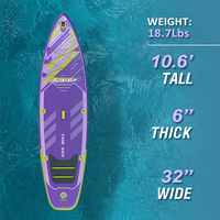 Planche de Stand Up Paddle Gonflable Violette en Gros, Fournisseur d'Usine, Planche de Surf OEM ODM Couleur Personnalisée