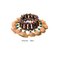 Bracelet tribal africain en gros, instrument de percussion indien, carillons de graines