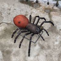 Modèle de simulation d'insecte araignée robotique animatronique réaliste de haute qualité pour parcs d'aventure et musées (intérieur/extérieur)