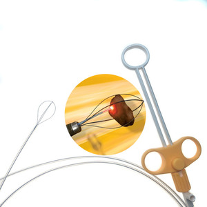 ตะกร้าดึงนิวเมติกแบบหมุนได้ ZeroTip Nitinol สำหรับการผ่าตัด ERCP ดึงนิ่วในทางเดินน้ำดี - Product Image 1