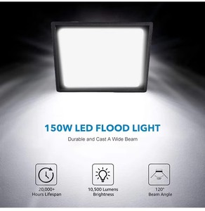 Hot bán Nhôm 20W 30W 50W 100W 150W 200W 300W dẫn lũ đèn sân vườn ngoài trời chiếu lũ đèn - Product Image 5