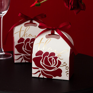 Boîte cadeau en papier multifonctionnelle pour remercier les invités, pour anniversaire, mariage, célébration, emballage pour les fournisseurs <span class=keywords><strong>de</strong></span> cadeaux <span class=keywords><strong>de</strong></span> fête - Product Image 2