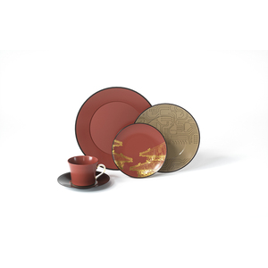 Juego de vajilla de cerámica <span class=keywords><strong>china</strong></span> Troditonal de lujo, juego de jarrón y taza de plato de té sostenible con decoración elegante - Product Image 4