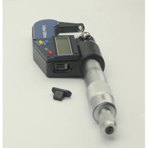 0-25 मिमी 30/60 डिग्री डिजिटल दोहरी इंगित माइक्रोमीटर 0.001 मिमी विशेष मापने सिर बाहरी व्यास माइक्रोमीटर ट्यूब दीवार मोटाई - Product Image 6