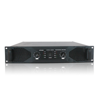 Penguat Daya Logam Profesional JBHKJ XP3500 2-Kanal 350WX2 8 Bridged 1050W Rasio Damping Tinggi untuk Panggung