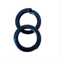 Rondelles de serrage à ressort en acier inoxydable M20 haute résistance, surface oxydée noire, denture externe sphérique, durabilité accrue