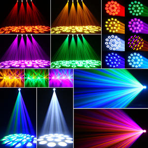 4PCS Luzes de Cabeça Móvel LED Beam Spot de 150W com 18 Prismas para Palco, Boate, Festa, Evento, Bar, com Case de Transporte - Product Image 4