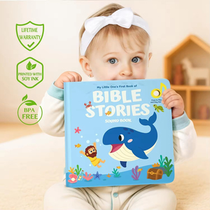 6 Canciones Cristianas, Regalos Religiosos para Bautizos y Crismas para Bebés, Libros de Canciones Musicales Recargables - Product Image 2