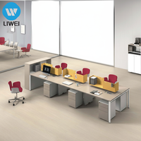 LIWEI Poste de travail acoustique modulaire ergonomique moderne, insonorisant, avec cadre en bois et aluminium, taille personnalisable, tiroir intégré