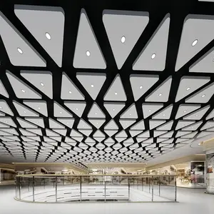 Top Beautiful and luxury ceiling panels Custom Printed 600*600 Decorative Aluminum Metal Ceiling
