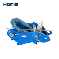 Coupleur rapide hydraulique à double verrouillage pour excavatrice de 20 tonnes, attache rapide robuste pour CAT Komatsu Volvo, changement rapide