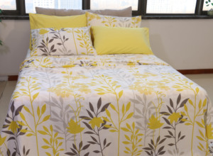 Hoa In Tấm Siêu Mềm 100% Sợi Nhỏ 16 Inch Sâu Túi Thoáng Khí Thoải Mái Tấm Ga Giường Đặt 6 Mảnh Mùa Xuân Hoa - Product Image 4