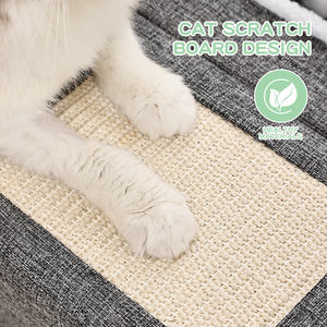 Теплая Складная кошачья кровать моющаяся кошачья кровать оптом Когтеточка для домашних животных аксессуары - Product Image 6