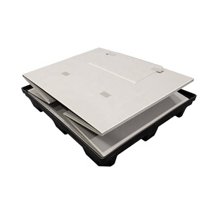 Stackable đóng mở đóng gói <span class=keywords><strong>PP</strong></span> Pallet tay áo có thể gập lại hộp Pallet Nhựa - Product Image 6