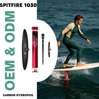 Axis Foil Spitfire 1030 Mât en aluminium Efoil Wingfoil SUP Planche de surf à pagaie Kit de planche pour le pumping et les jeux aquatiques KiteSurf Hydrofoil