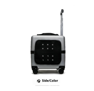 Luxo Multi-Function Durable Plastic <span class=keywords><strong>Pet</strong></span> <span class=keywords><strong>Trolley</strong></span> Caso Outdoor Portátil Pull Rod Dog Bag Qualidade <span class=keywords><strong>Pet</strong></span> <span class=keywords><strong>Carrier</strong></span> para viagens - Product Image 3