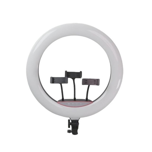 Factory Wholesale LJJ45 Ring Light 18 Inch Led Ring Light for Barber Shop Studio Makeup Photography With Phone Clip Remote