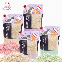 Litière pour chat biodégradable au tofu, super absorbante, jetable dans les toilettes, contrôle des odeurs, sans poussière, charbon actif, sable pour animaux de compagnie pour chatons