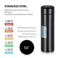 Thermos intelligent à capteur LED, gourde isotherme en acier inoxydable 304, affichage de la température pour enfants, tasse de voyage