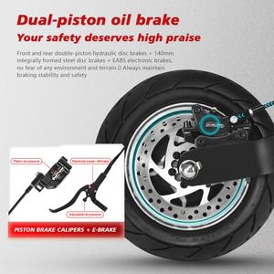 Livraison gratuite UE/USA - Trottinette électrique rapide Boyueda Q7pro 3200w à double moteur, nouveau design, 10 pouces, avec freins à disque à huile avant et arrière - Product Image 6