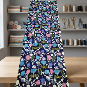 Pañuelo Largo Geométrico de Lino Contemporáneo con Estampado Digital para Mujer, Tela Suave Premium, Diseños Atrevidos, Moderno, Duradero para Verano - Product Image 4