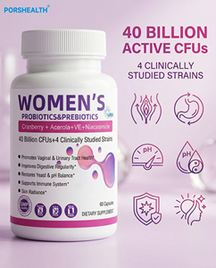 <span class=keywords><strong>Probiotique</strong></span> pour femmes sous marque privée pour le soutien des infections vaginales bactériennes et à levures – Formule Dr. – Une dose quotidienne pour la flore vaginale - Product Image 2