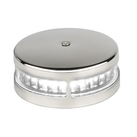 Luz de Señalización de Navegación LED Bicolor Rojo/Verde de Acero Inoxidable 10-30VDC para Yates y Embarcaciones