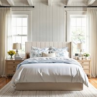 Lit de rangement Halle Double King Stylish Tufted Velvet Line Cadre de lit