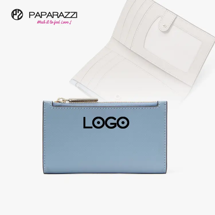 Carteras #PA0061 saffiano PU Leather custom womens purses and wallets card minimalist lady sublimation rfid card wallet