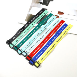 Braccialetti Religiosi Cristiani Tessuti a Mano con Scritta 'He Would Love First' per Raccolte Fondi, Braccialetti WWJD HWLF - Product Image 5