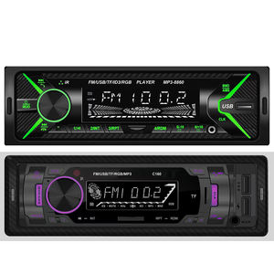 Reproductor <span class=keywords><strong>MP3</strong></span> para Auto <span class=keywords><strong>de</strong></span> Un Solo DIN, Radio Estéreo con USB, Bluetooth, Soporte para SD, Control por Voz, Entrada Auxiliar, Reproducción APE y Cargador para Auto - Product Image 3
