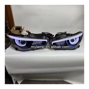 Faro Delantero Modificado para Infiniti Q50 Sedán 2014-2023, Faro LED RGB Personalizado con Halo de Turbina, Ojo de Demonio, Luz Delantera - Product Image 3