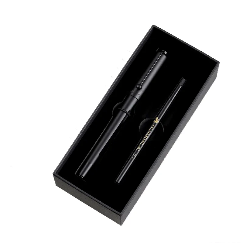 مصنع مخصص شعار OEM VIP العميل هدية من المعدن قلم حبر مجموعة القرطاسية هدية مع كرتون هدية مربع