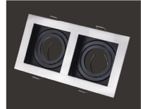 Projecteur halogène à Double tête pour smartphone, cadre lumineux, résiste à l'eau, couleurs blanc et noir